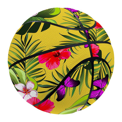Tropical Exotic Hawaiian Pattern Print Basketball