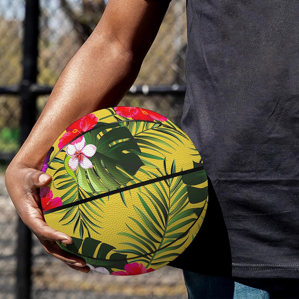 Tropical Exotic Hawaiian Pattern Print Basketball