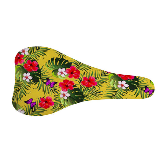 Tropical Exotic Hawaiian Pattern Print Bicycle Seat Cover