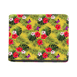 Tropical Exotic Hawaiian Pattern Print Bifold Wallet