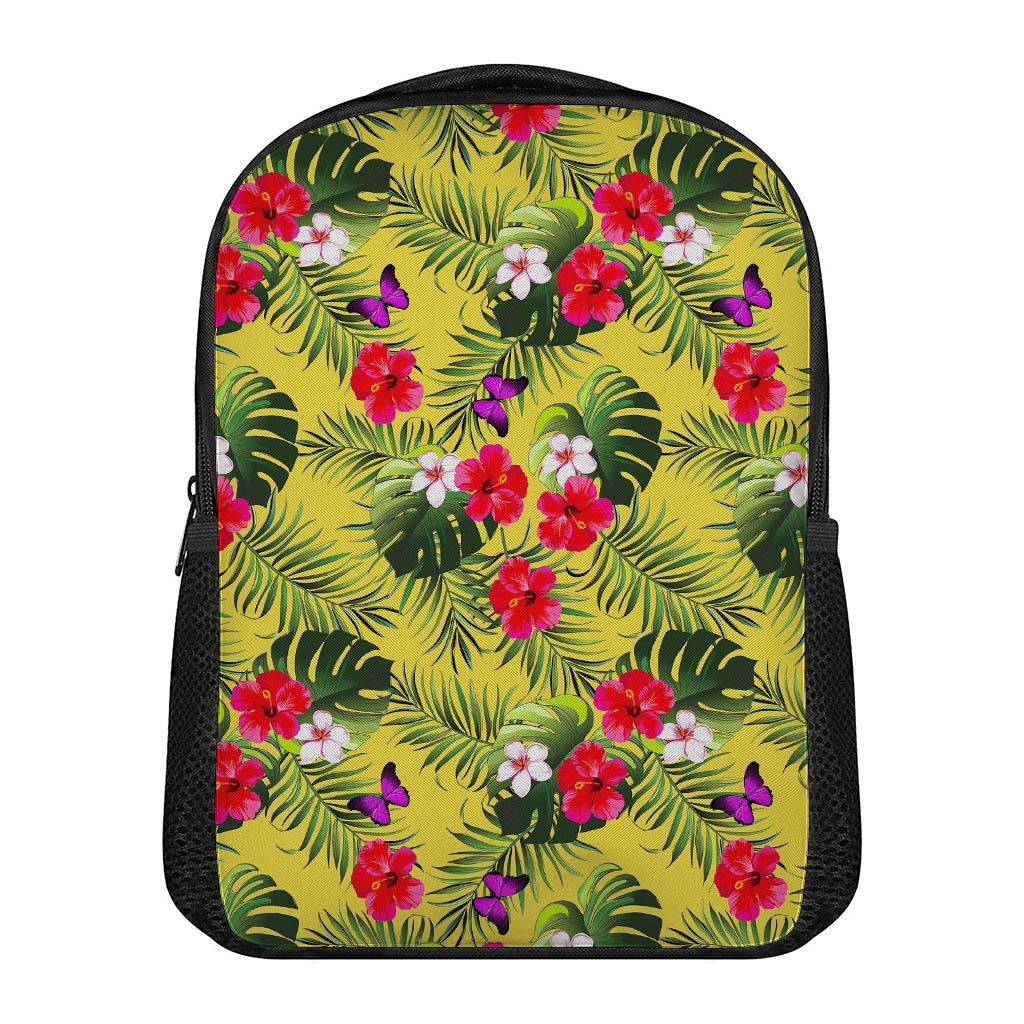 Tropical Exotic Hawaiian Pattern Print Casual Backpack