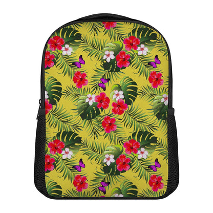 Tropical Exotic Hawaiian Pattern Print Casual Backpack