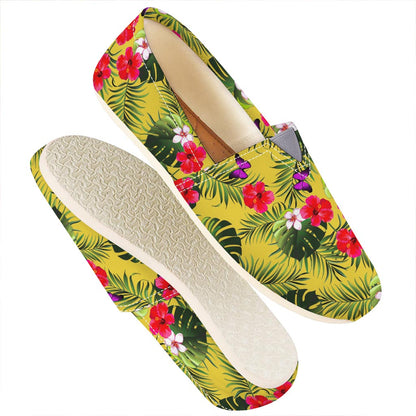 Tropical Exotic Hawaiian Pattern Print Casual Shoes