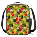 Tropical Exotic Hawaiian Pattern Print Crossbody Lunch Bag