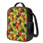 Tropical Exotic Hawaiian Pattern Print Crossbody Lunch Bag