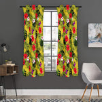 Tropical Exotic Hawaiian Pattern Print Curtain