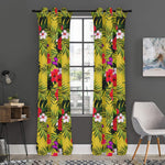 Tropical Exotic Hawaiian Pattern Print Curtain