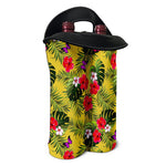 Tropical Exotic Hawaiian Pattern Print Double Neoprene Wine Tote