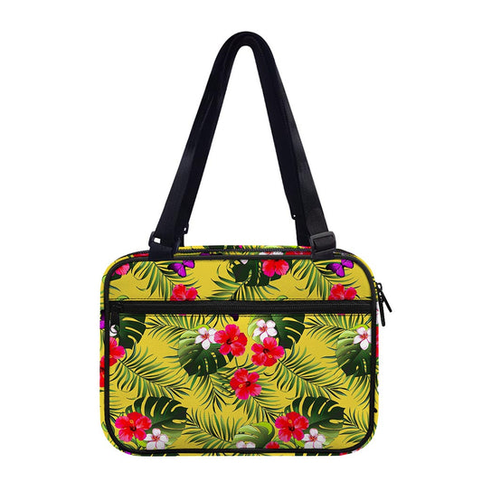 Tropical Exotic Hawaiian Pattern Print Double Strap Bible Bag