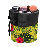 Tropical Exotic Hawaiian Pattern Print Drawstring Makeup Bag