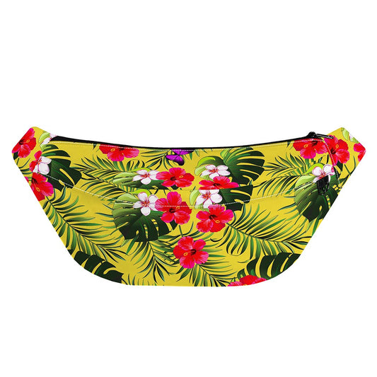 Tropical Exotic Hawaiian Pattern Print Fanny Pack