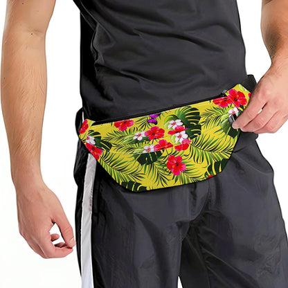 Tropical Exotic Hawaiian Pattern Print Fanny Pack