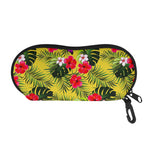 Tropical Exotic Hawaiian Pattern Print Glasses Case