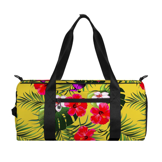Tropical Exotic Hawaiian Pattern Print Gym Bag