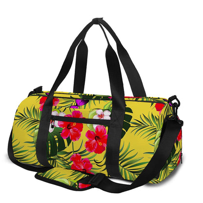 Tropical Exotic Hawaiian Pattern Print Gym Bag