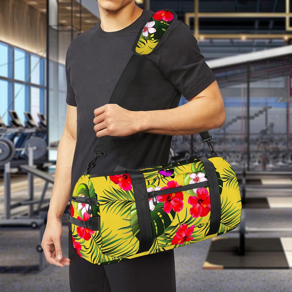 Tropical Exotic Hawaiian Pattern Print Gym Bag