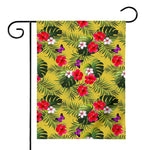 Tropical Exotic Hawaiian Pattern Print House Flag