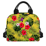 Tropical Exotic Hawaiian Pattern Print Insulated Lunch Bag