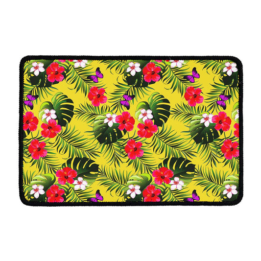 Tropical Exotic Hawaiian Pattern Print Kitchen Mat