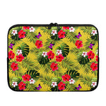Tropical Exotic Hawaiian Pattern Print Laptop Sleeve