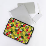 Tropical Exotic Hawaiian Pattern Print Laptop Sleeve