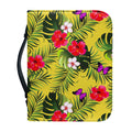 Tropical Exotic Hawaiian Pattern Print Leather Bible Cover