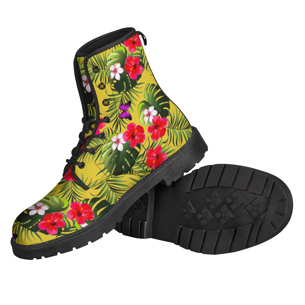 Tropical Exotic Hawaiian Pattern Print Backpack