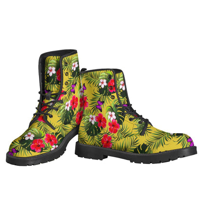 Tropical Exotic Hawaiian Pattern Print Backpack