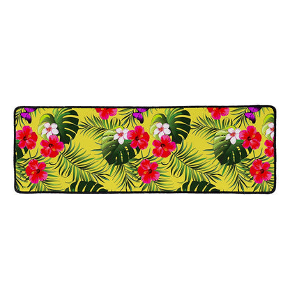 Tropical Exotic Hawaiian Pattern Print Long Kitchen Mat