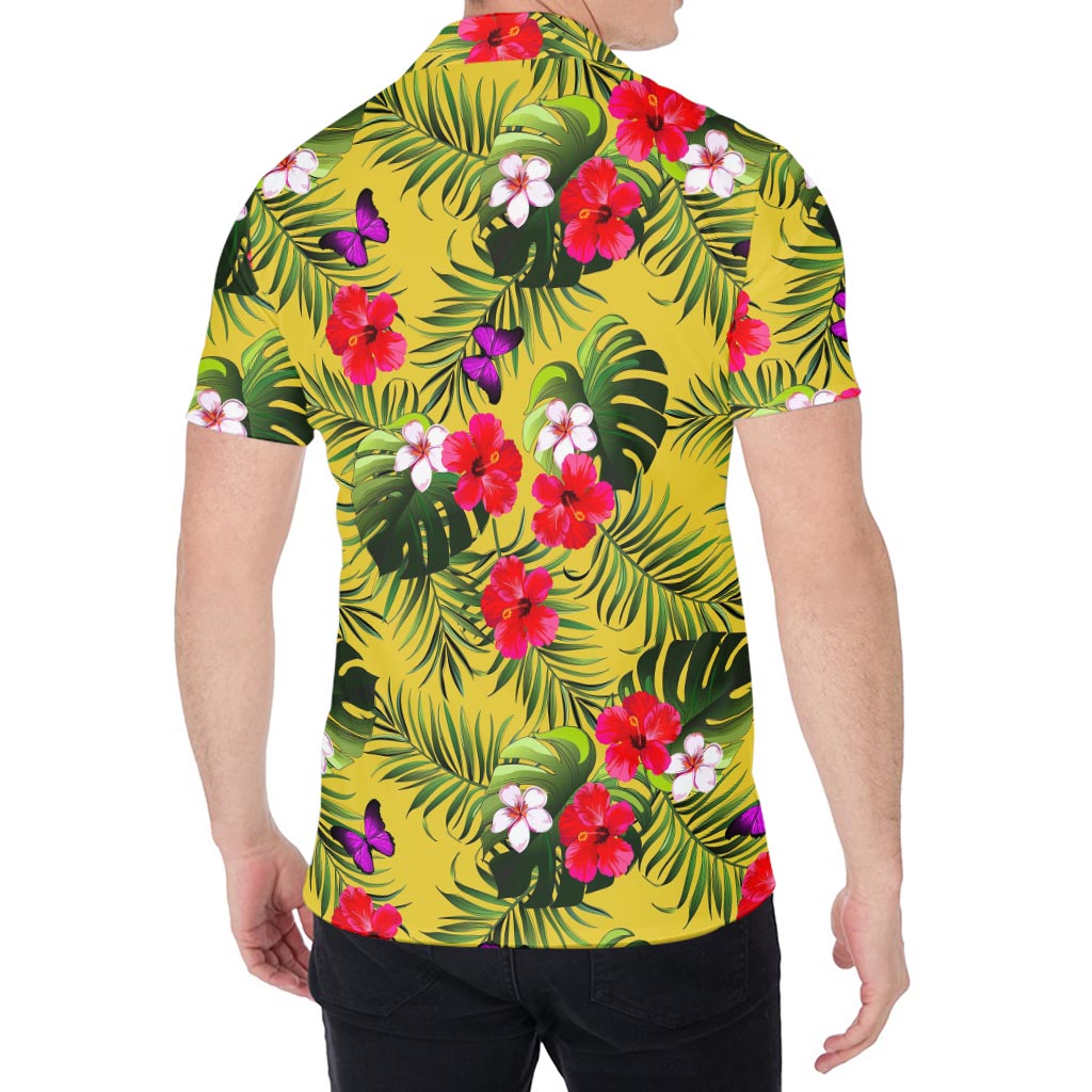 Tropical Exotic Hawaiian Pattern Print Men's Shirt