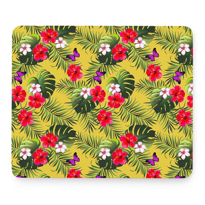 Tropical Exotic Hawaiian Pattern Print Mouse Pad