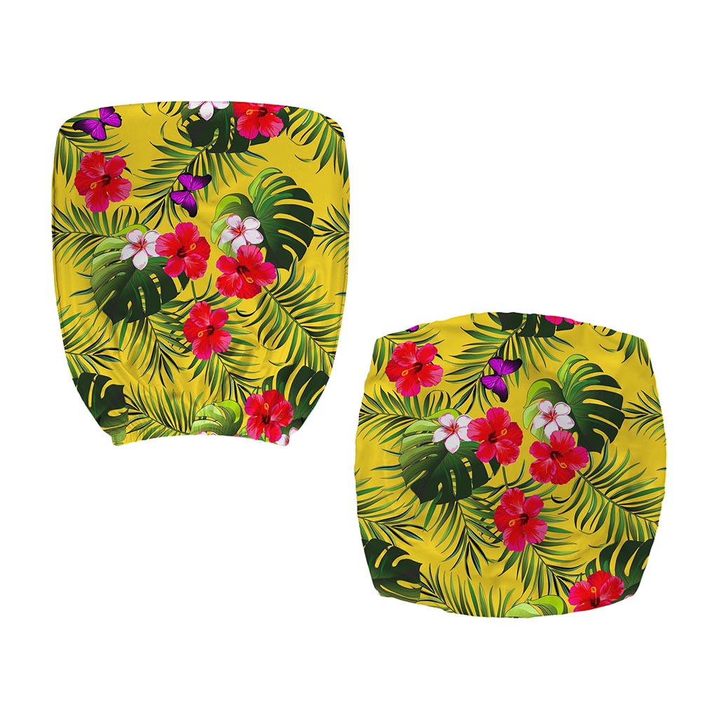 Tropical Exotic Hawaiian Pattern Print Office Chair Cover