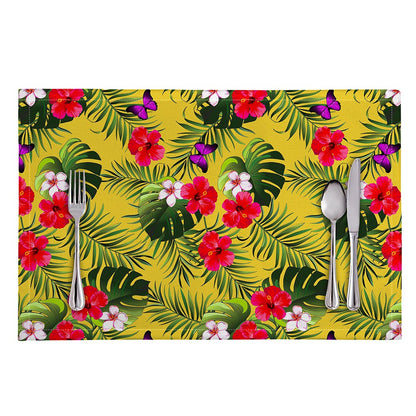 Tropical Exotic Hawaiian Pattern Print Placemat