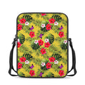 Tropical Exotic Hawaiian Pattern Print Rectangular Crossbody Bag
