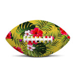 Tropical Exotic Hawaiian Pattern Print Rugby Ball