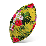 Tropical Exotic Hawaiian Pattern Print Rugby Ball