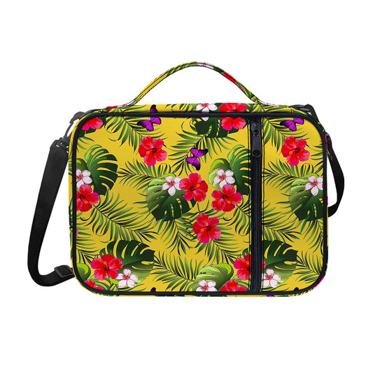 Tropical Exotic Hawaiian Pattern Print Shoulder Strap Bible Bag