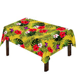 Tropical Exotic Hawaiian Pattern Print Tablecloth