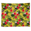 Tropical Exotic Hawaiian Pattern Print Tapestry
