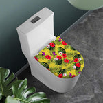 Tropical Exotic Hawaiian Pattern Print Toilet Lid Cover