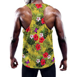 Tropical Exotic Hawaiian Pattern Print Training Tank Top