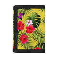 Tropical Exotic Hawaiian Pattern Print Trifold Wallet
