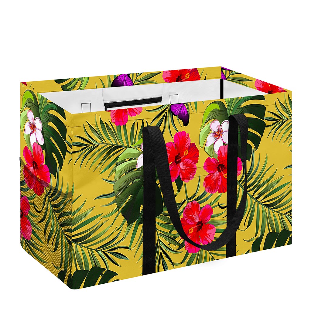 Tropical Exotic Hawaiian Pattern Print Utility Tote Bag