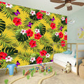 Tropical Exotic Hawaiian Pattern Print Wall Sticker