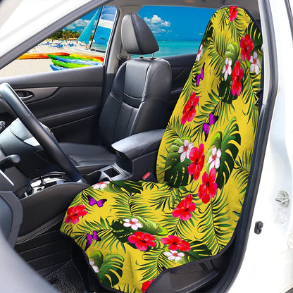 Tropical Exotic Hawaiian Pattern Print Waterproof Car Seat Cover