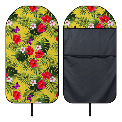 Tropical Exotic Hawaiian Pattern Print Waterproof Car Seat Cover