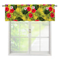 Tropical Exotic Hawaiian Pattern Print Window Valance