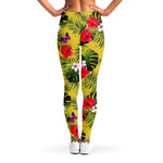 Tropical Exotic Hawaiian Pattern Print Women's Leggings