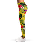 Tropical Exotic Hawaiian Pattern Print Women's Leggings