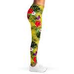 Tropical Exotic Hawaiian Pattern Print Women's Leggings